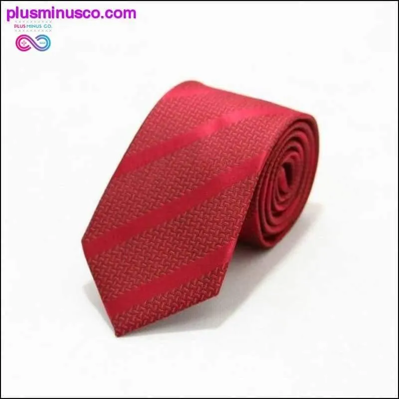 46 Color Sale 7CM Men Ties Polyester Stain Stripes Polka