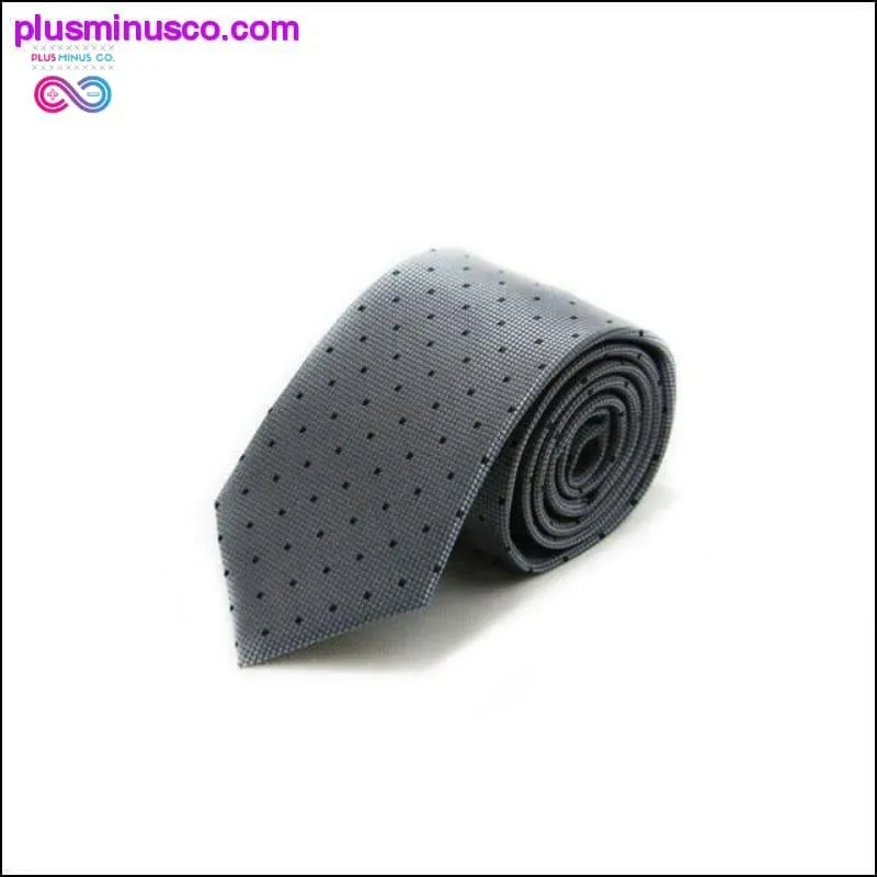 46 Color Sale 7CM Men Ties Polyester Stain Stripes Polka