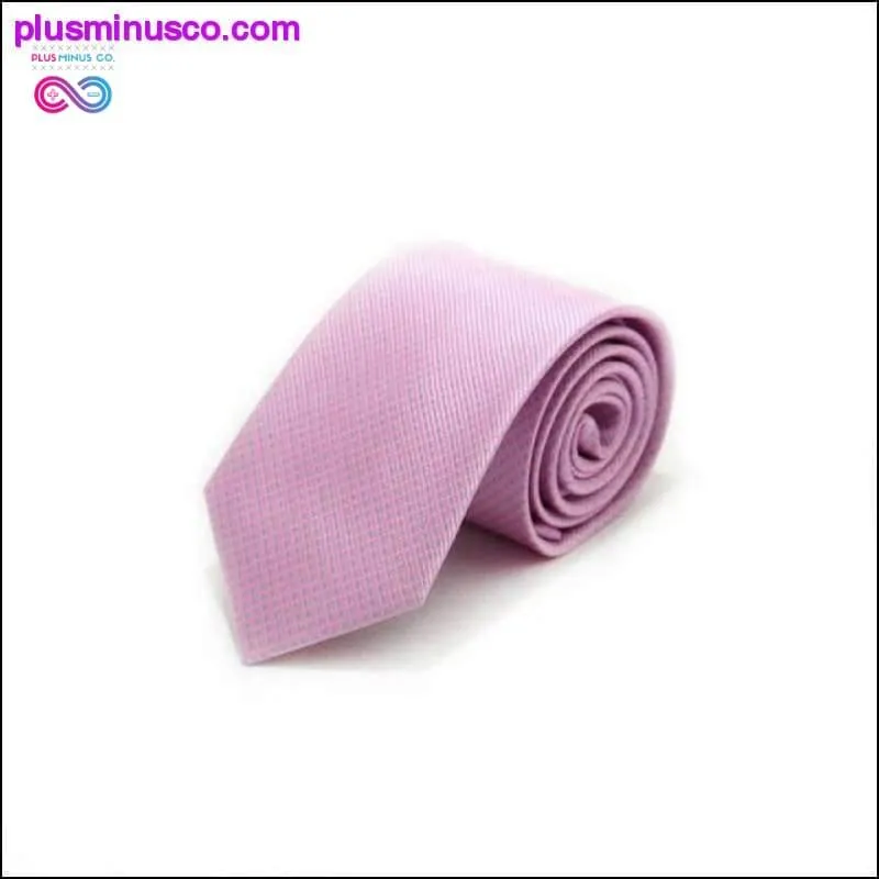 46 Color Sale 7CM Men Ties Polyester Stain Stripes Polka