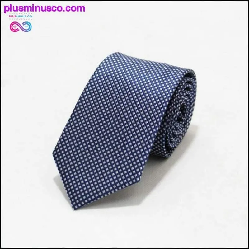 46 Color Sale 7CM Men Ties Polyester Stain Stripes Polka