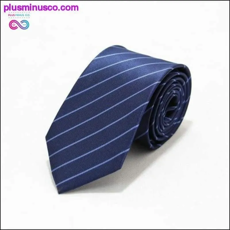 46 Color Sale 7CM Men Ties Polyester Stain Stripes Polka