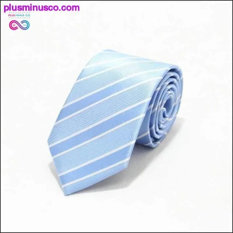 46 Color Sale 7CM Men Ties Polyester Stain Stripes Polka