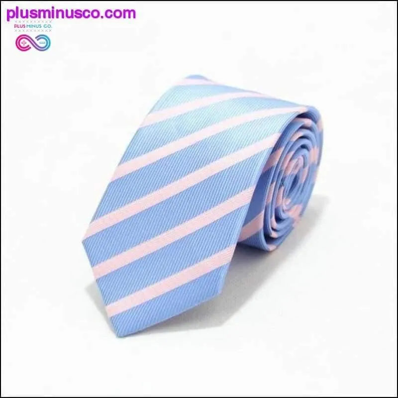 46 Color Sale 7CM Men Ties Polyester Stain Stripes Polka