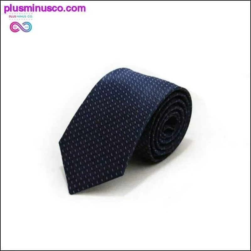 46 Color Sale 7CM Men Ties Polyester Stain Stripes Polka