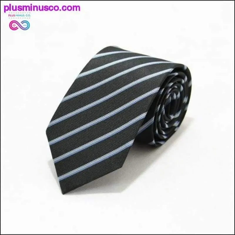 46 Color Sale 7CM Men Ties Polyester Stain Stripes Polka