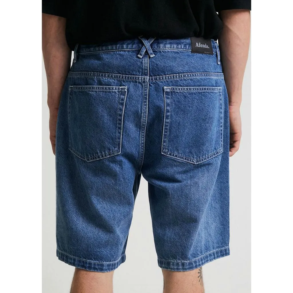 Afends Lil C Hemp Denim Baggy Shorts