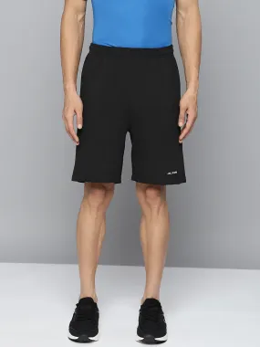 Alcis Men Black Solid Running Shorts