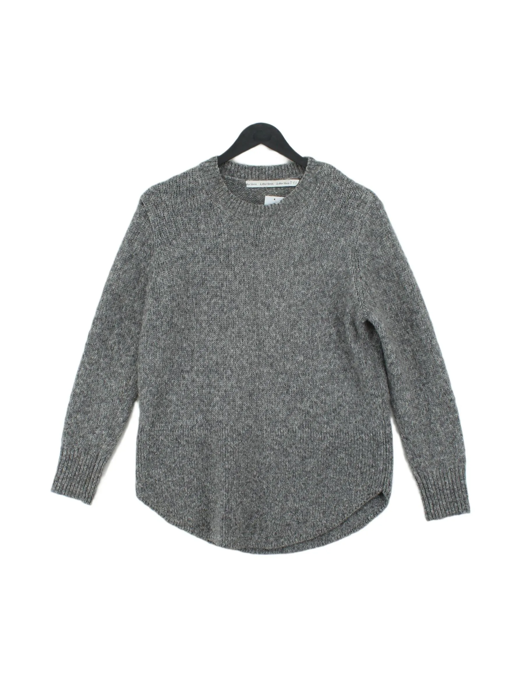 & Other Stories Men's Jumper XS Grey Wool with Other, Polyester