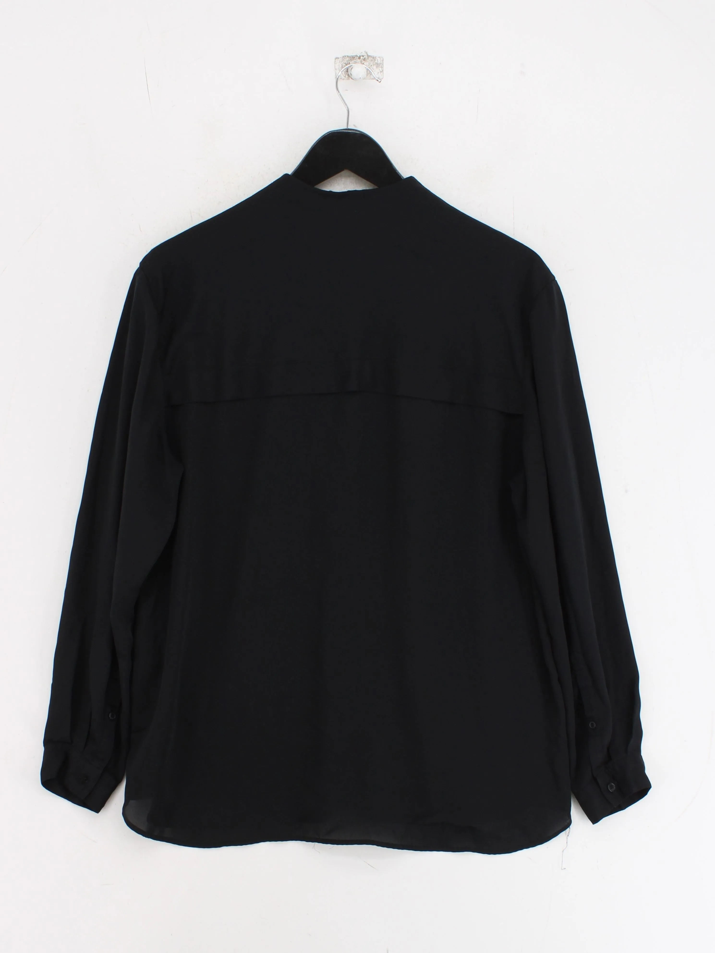 & Other Stories Women's Blouse UK 14 Black 100% Polyester