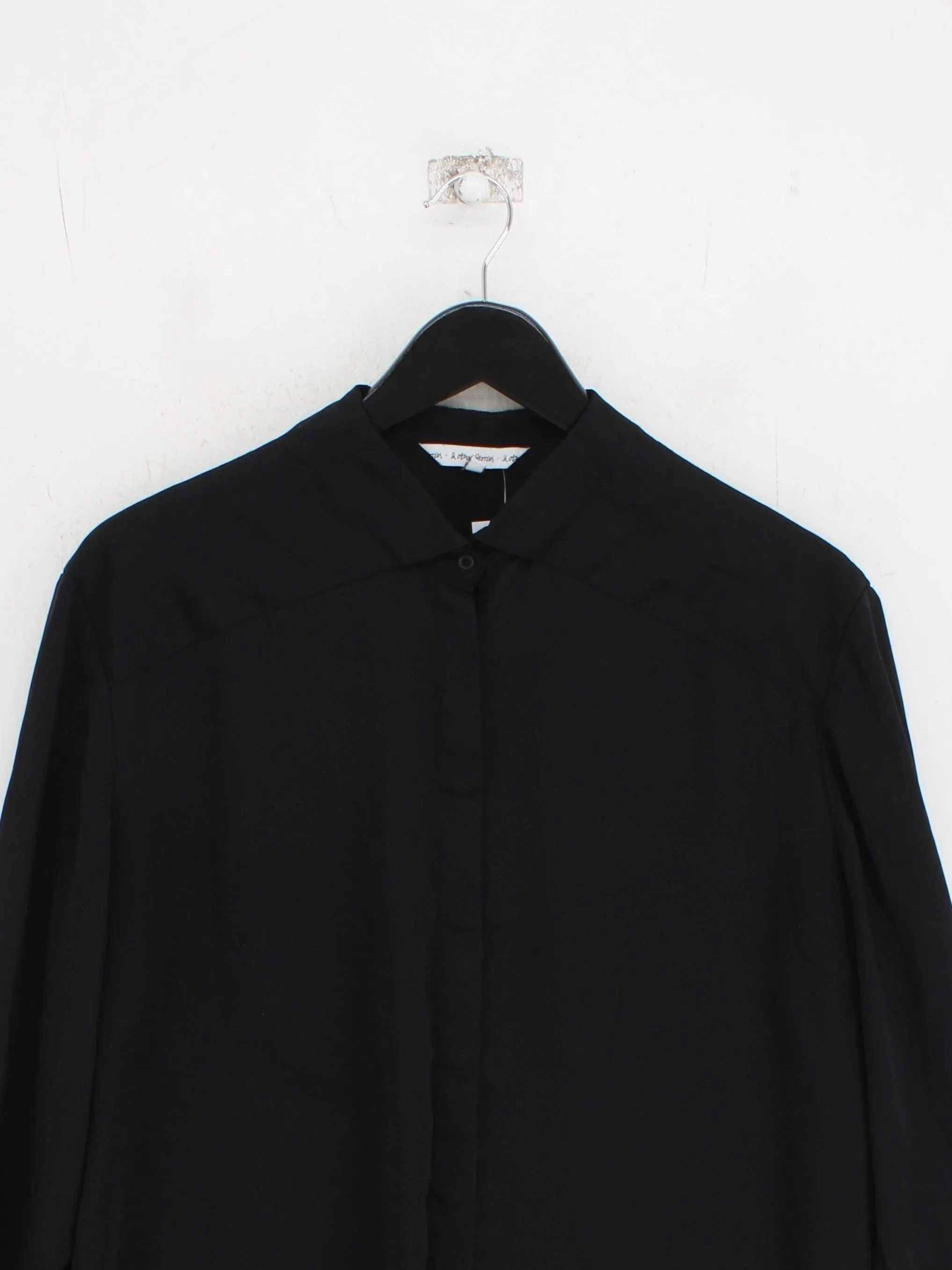 & Other Stories Women's Blouse UK 14 Black 100% Polyester