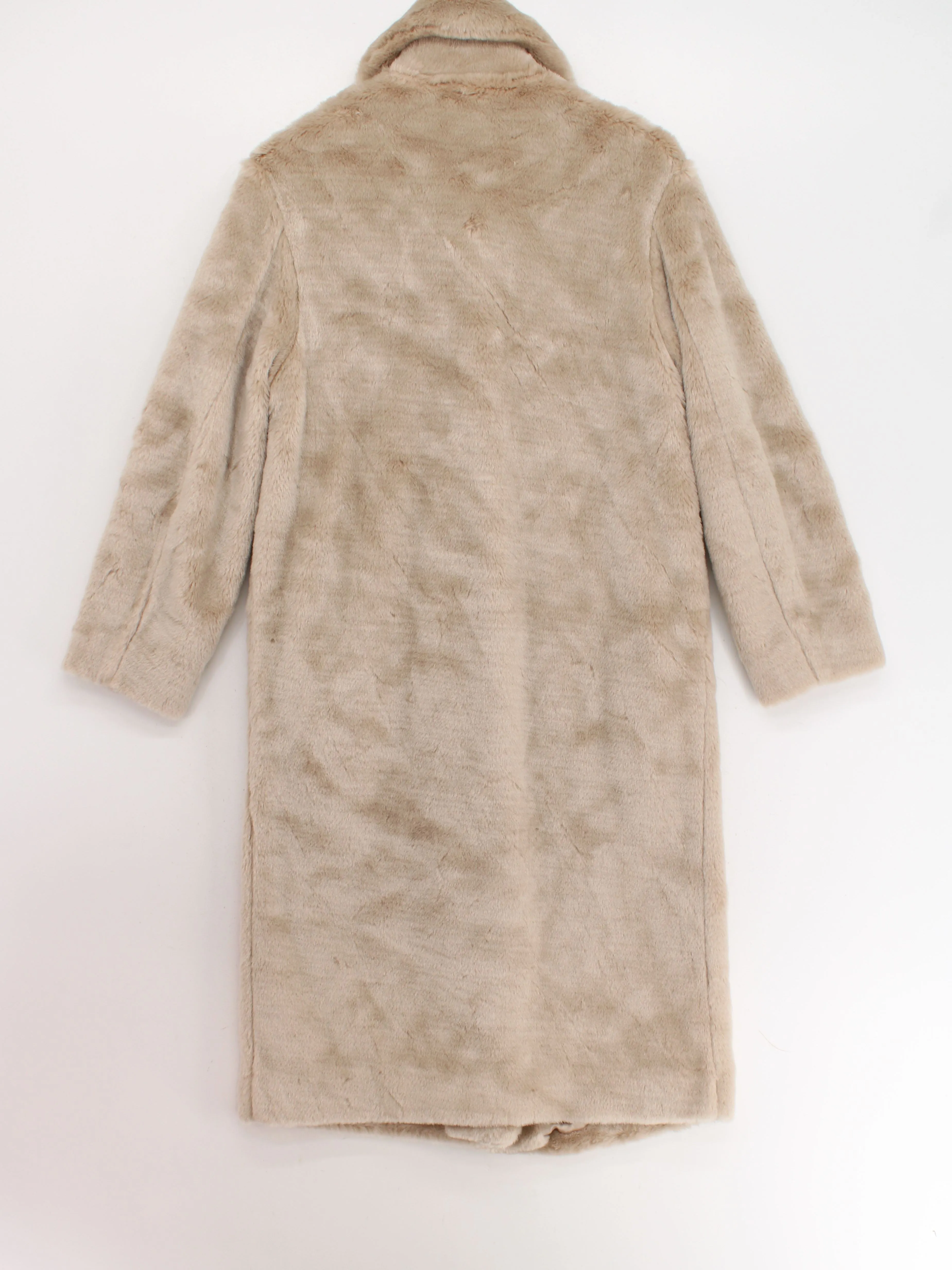 & Other Stories Women's Coat UK 6 Cream 100% Polyester