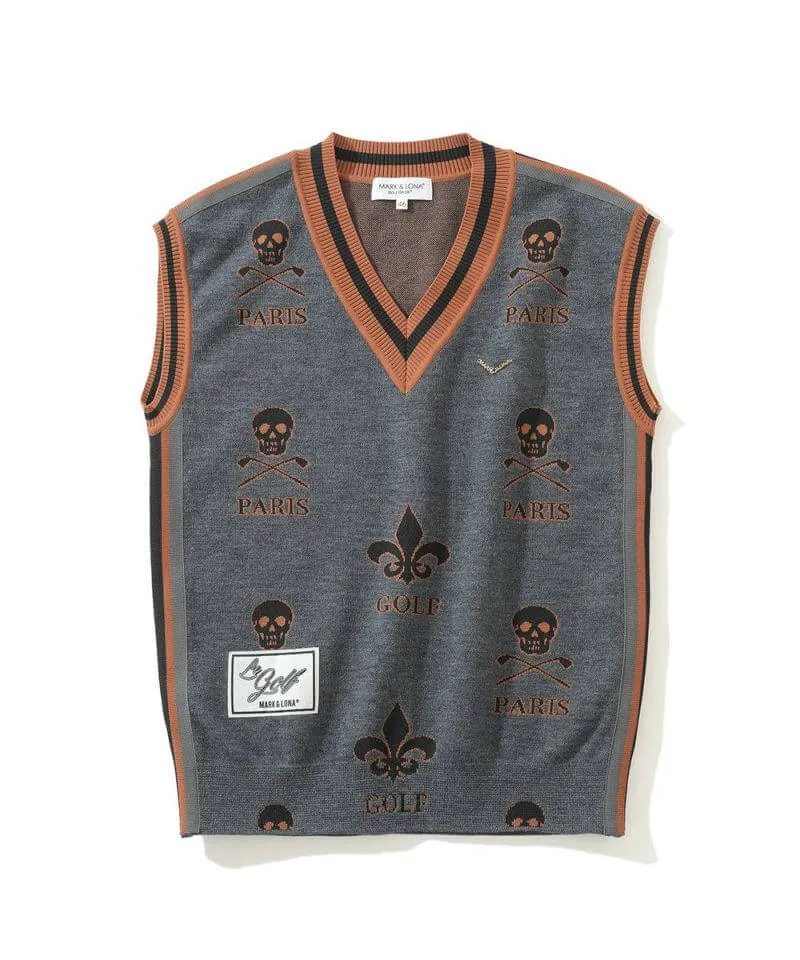 Atlas Jacquard Knit Vest | MEN