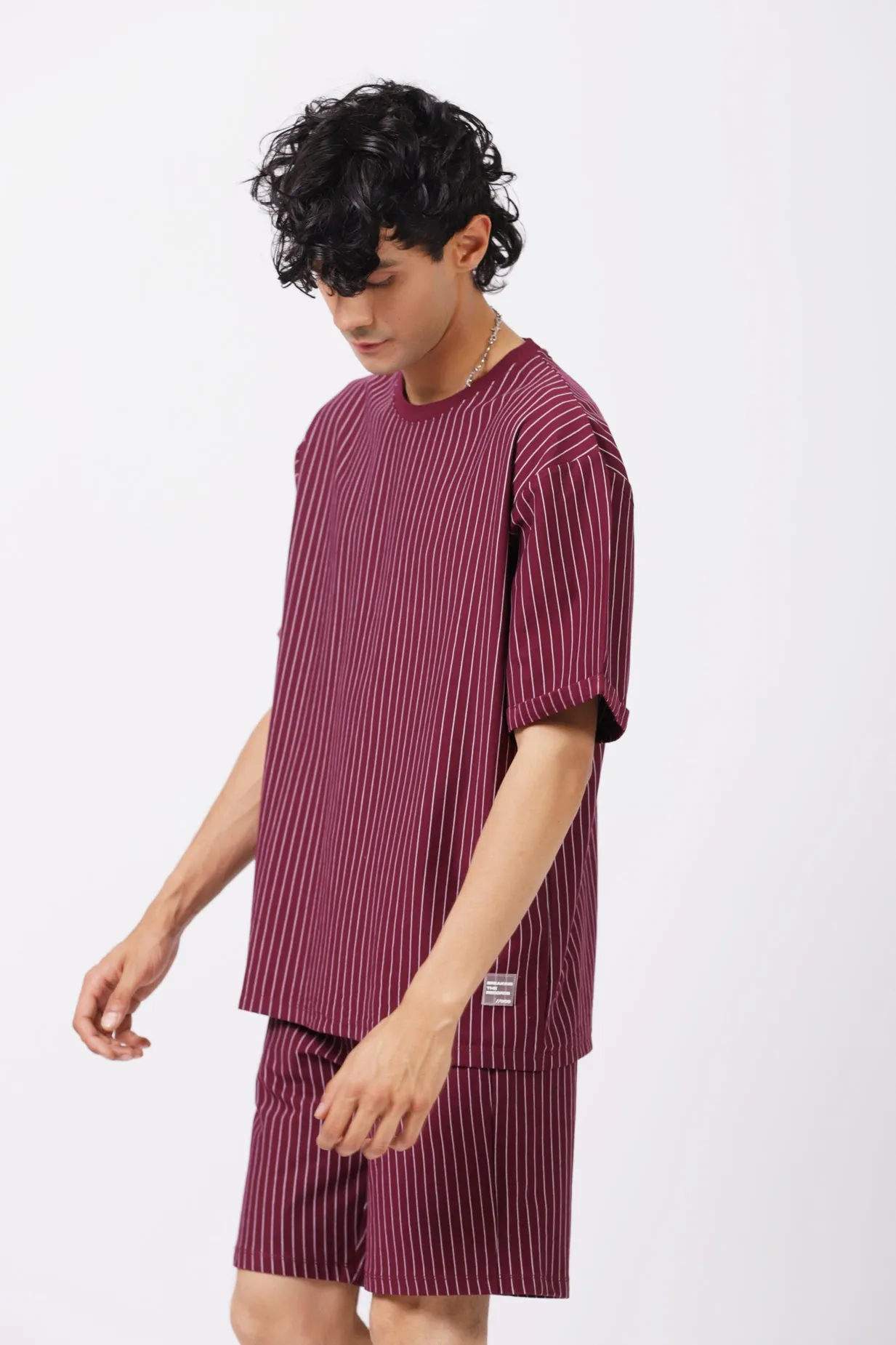 BAGGY FIT STRIPER TEE