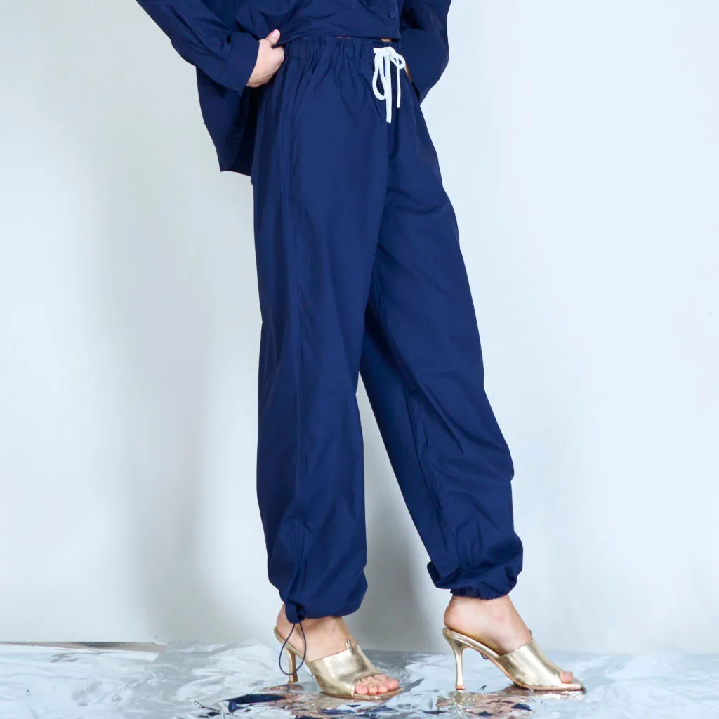 Baggy pants with drawstring wholesale