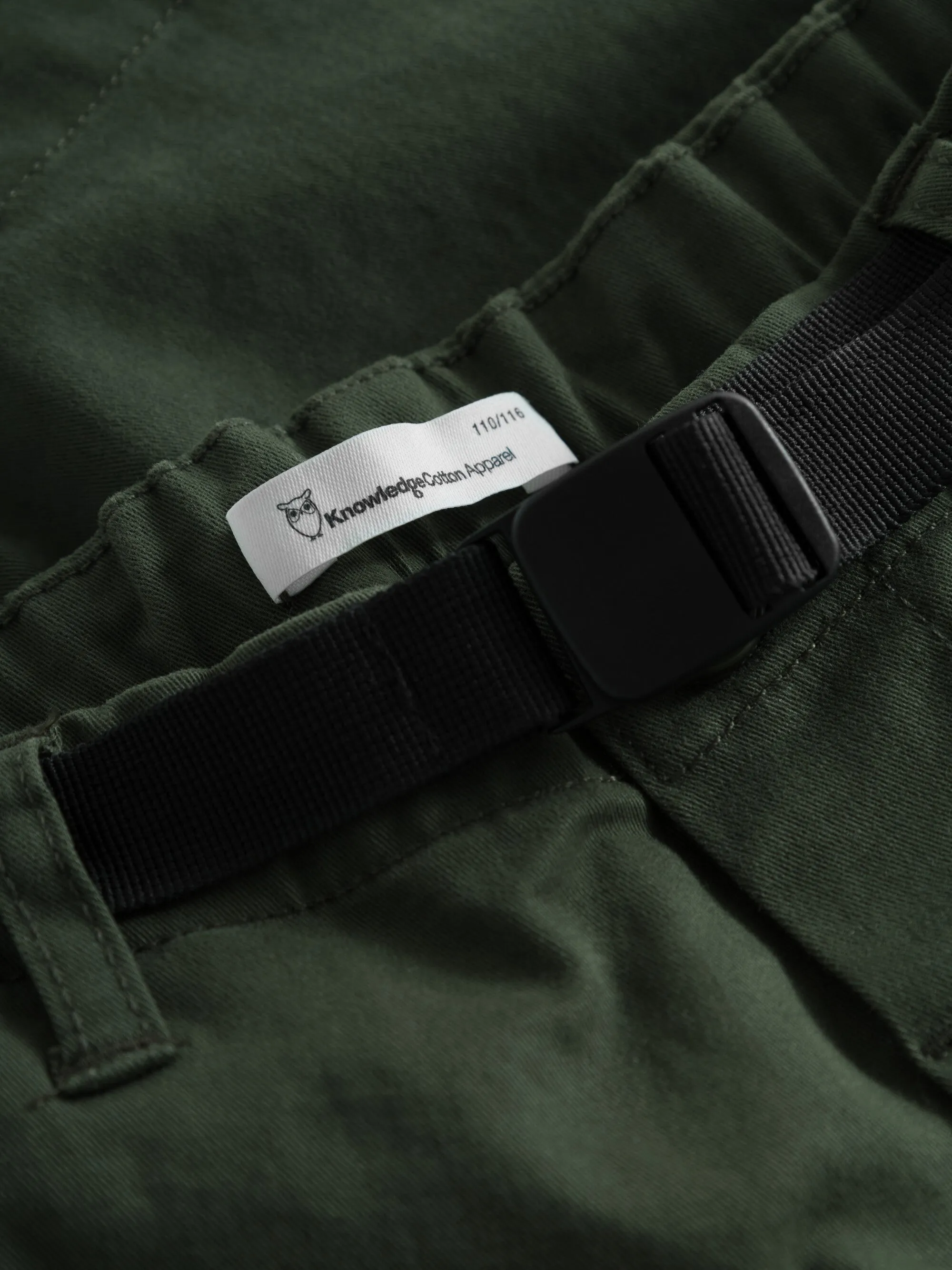 Baggy twill shorts belt details - Forrest Night