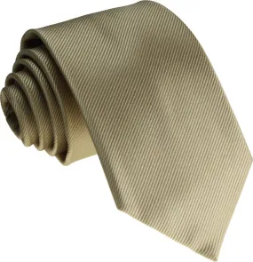 Beige Silk Wedding Tie