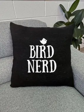 Bird Nerd Linen Cushion Cover