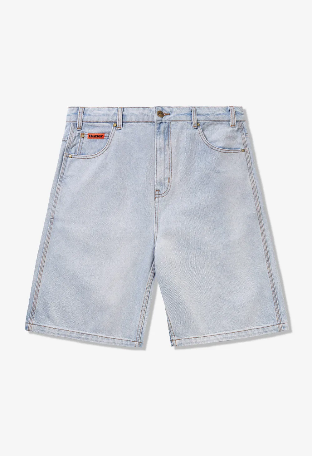 BUTTER GOODS Baggy denim shorts