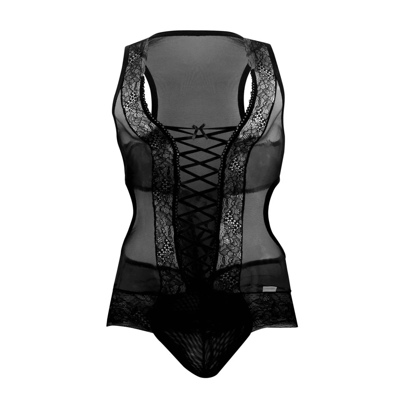 CandyMan Mesh-Lace Bodysuit