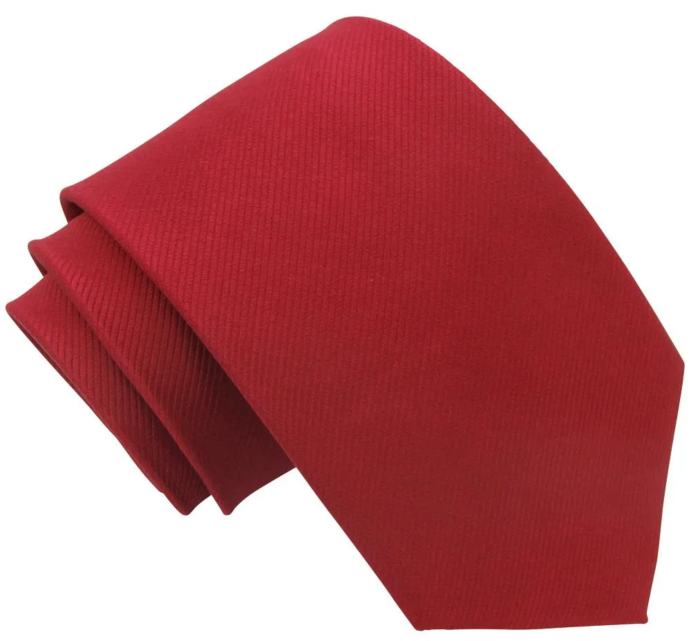 Carmine Silk Wedding Tie