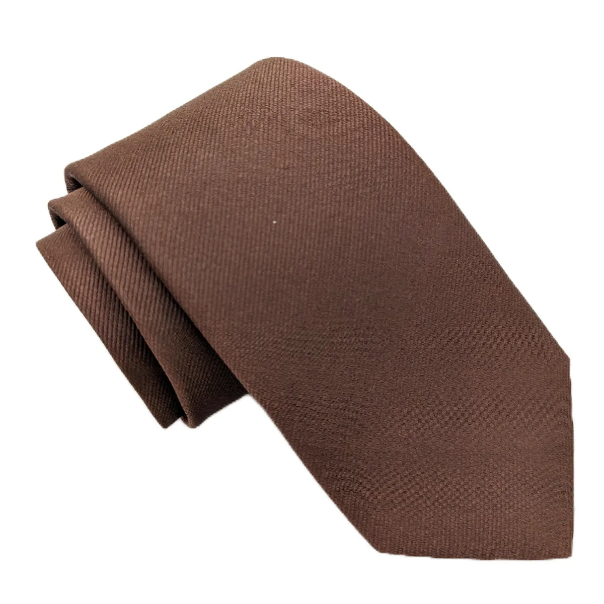 Chocolate Silk Wedding Tie