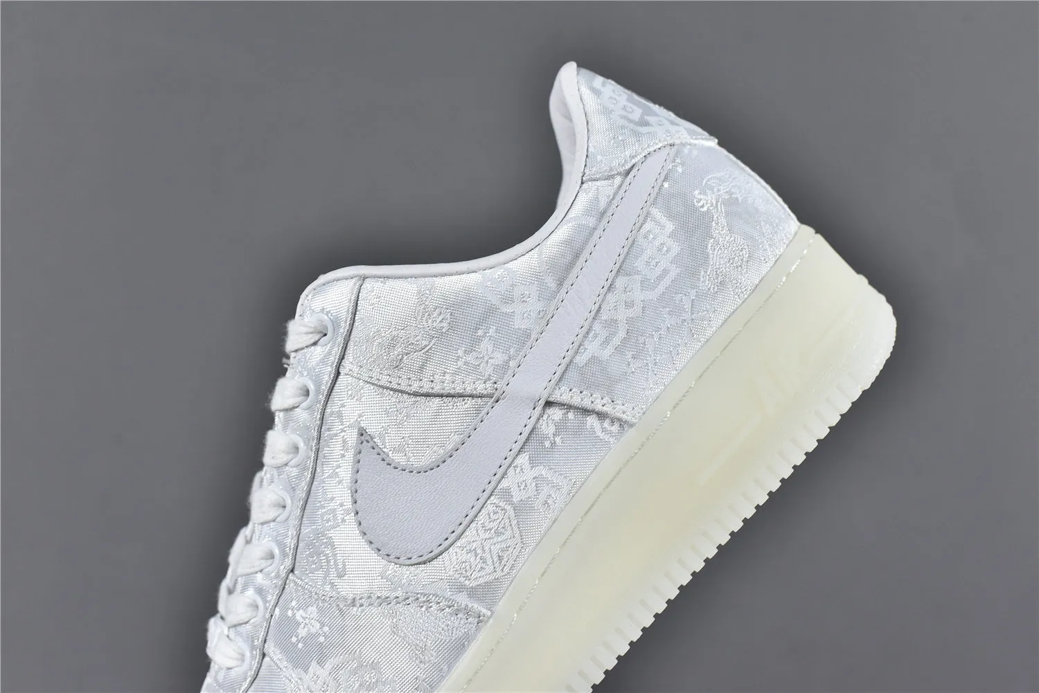 CLOT AF 1 White Silk