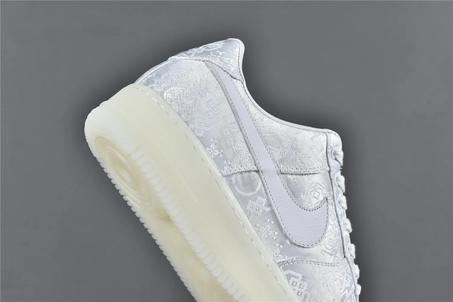 CLOT AF 1 White Silk