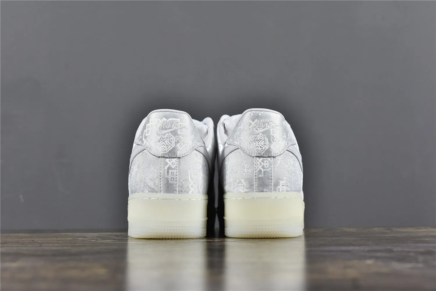 CLOT AF 1 White Silk