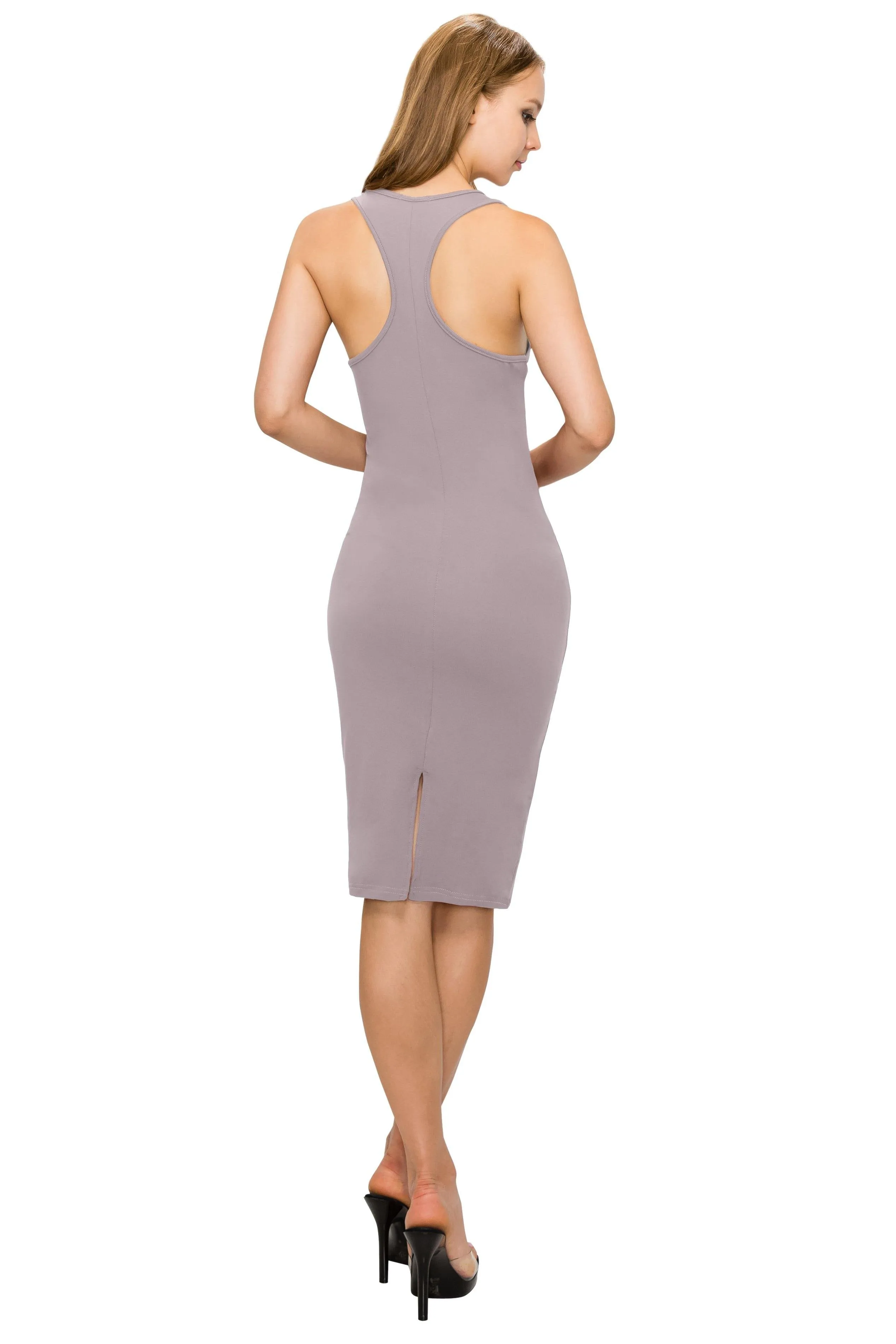 Cocktail Bodycon Dress - Racerback