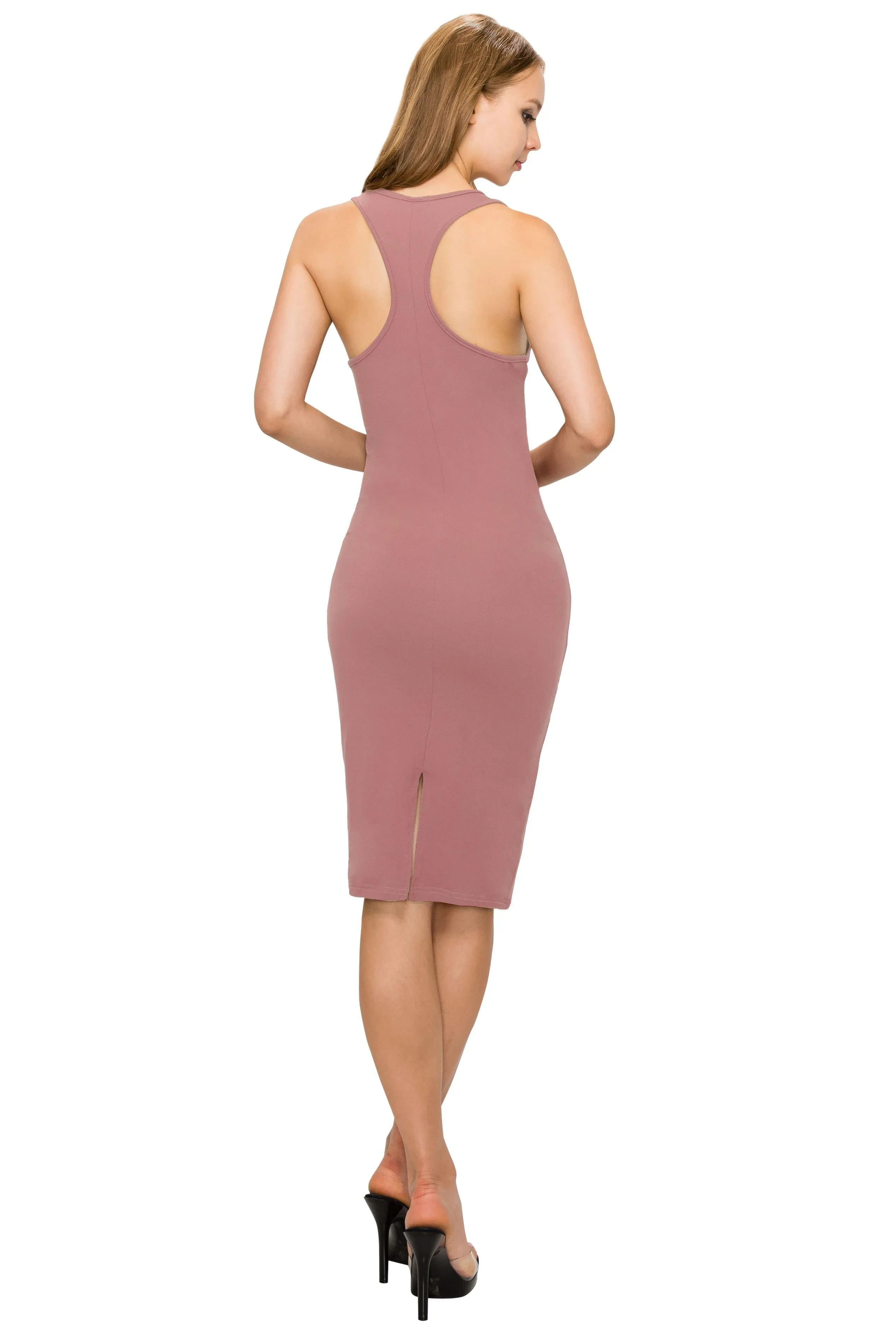 Cocktail Bodycon Dress - Racerback