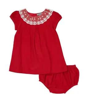 Corduroy Lace Dress   Bloomer