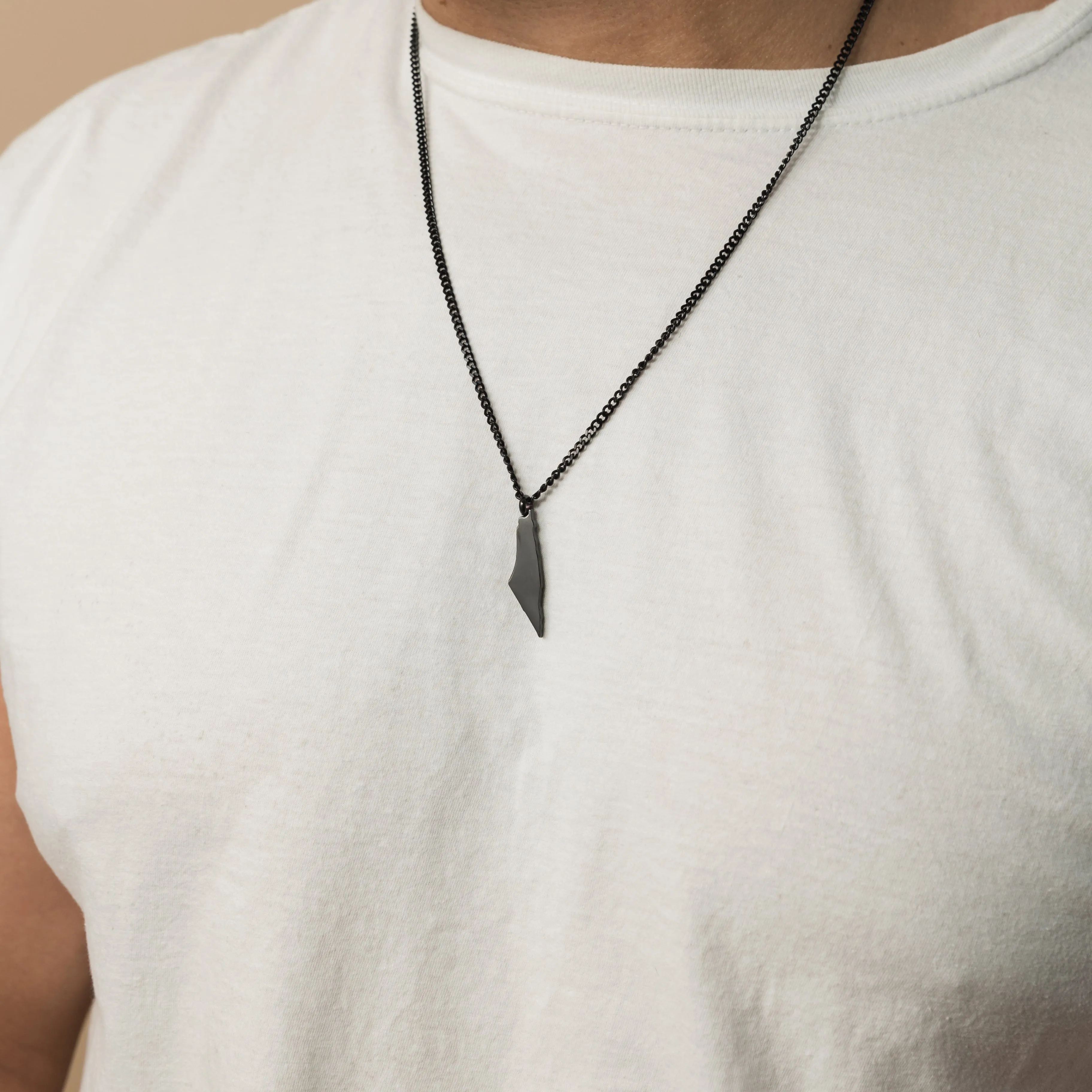 Country Map Necklace | Men