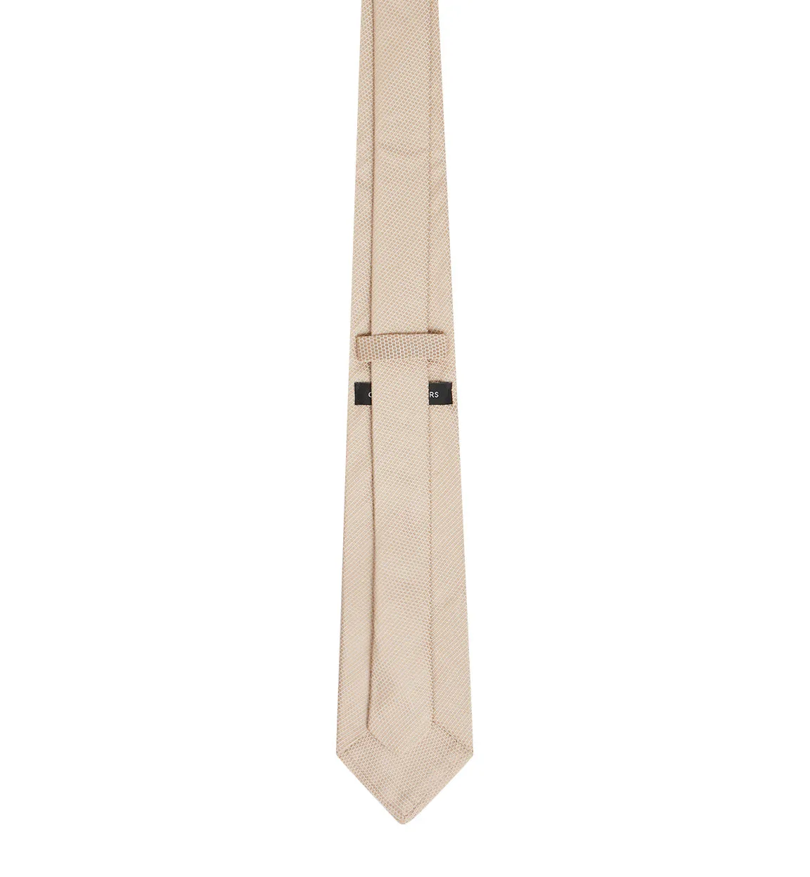 Cream Grenadine Silk Tie