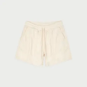 Crochet Lace Short (Cream)