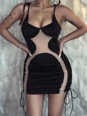 Das Essential Sexy Mesh Bodycon Minikleid