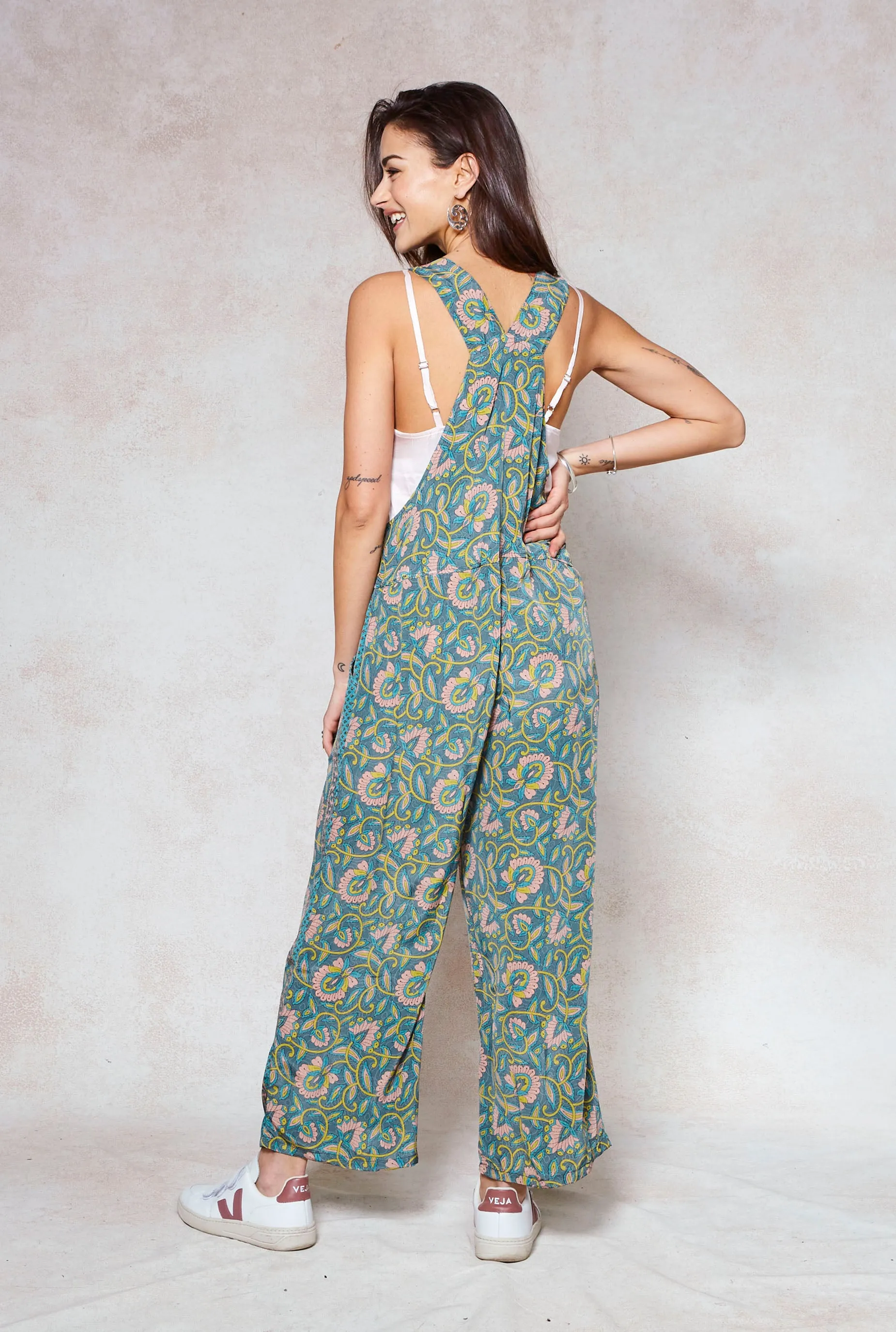 Dharma Girl Silk Overalls