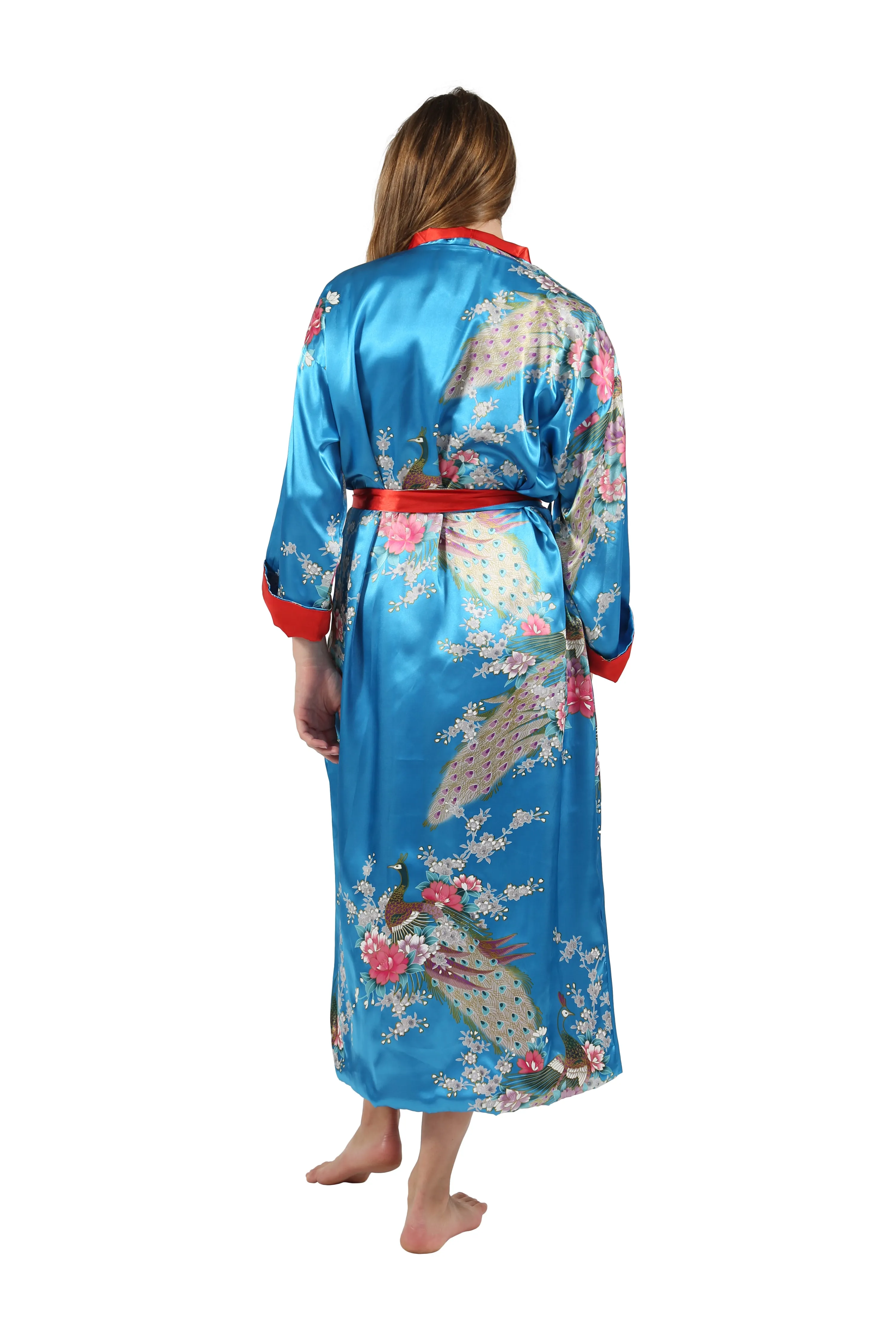 Floral Satin Robe