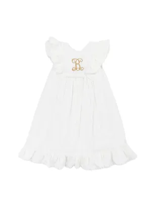 Girls Beach Linen Dress