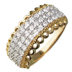 Golden Lace Ring