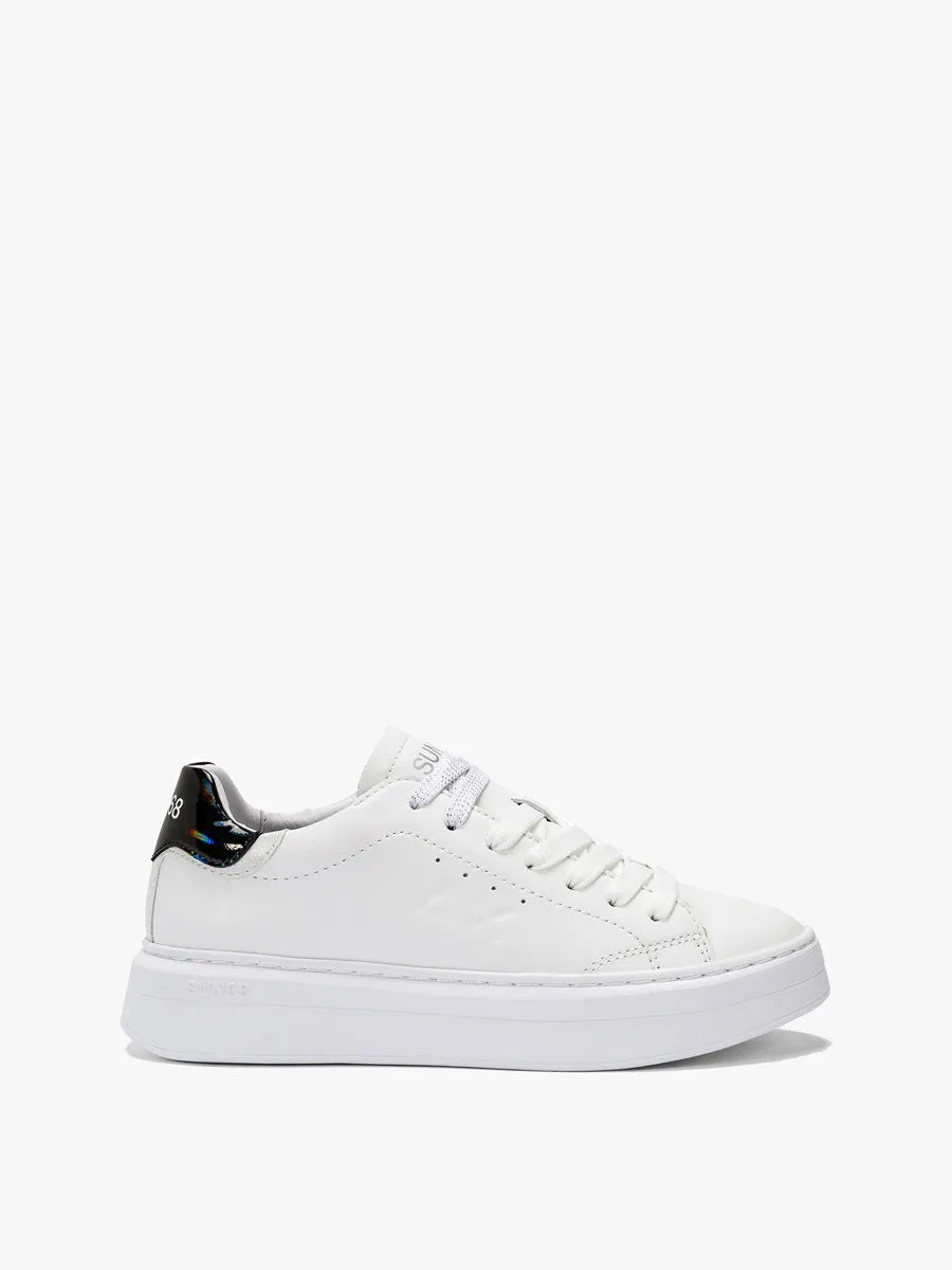 Grace leather - Bianco/nero