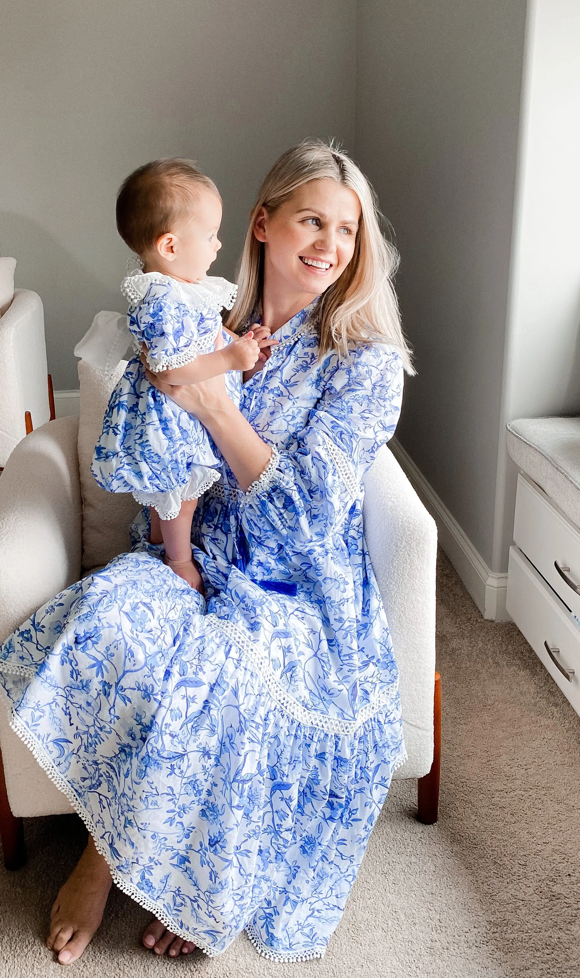 Jaylin Linen Mom Dress