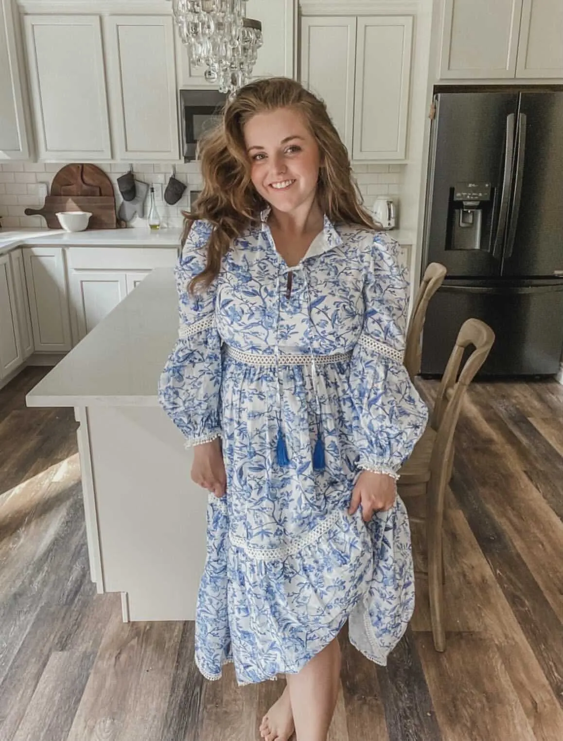 Jaylin Linen Mom Dress