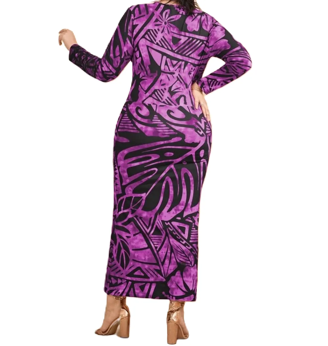 Kalua Purple Bodycon Dress