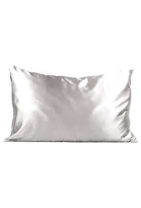 Kitsch Satin Pillowcase in Silver