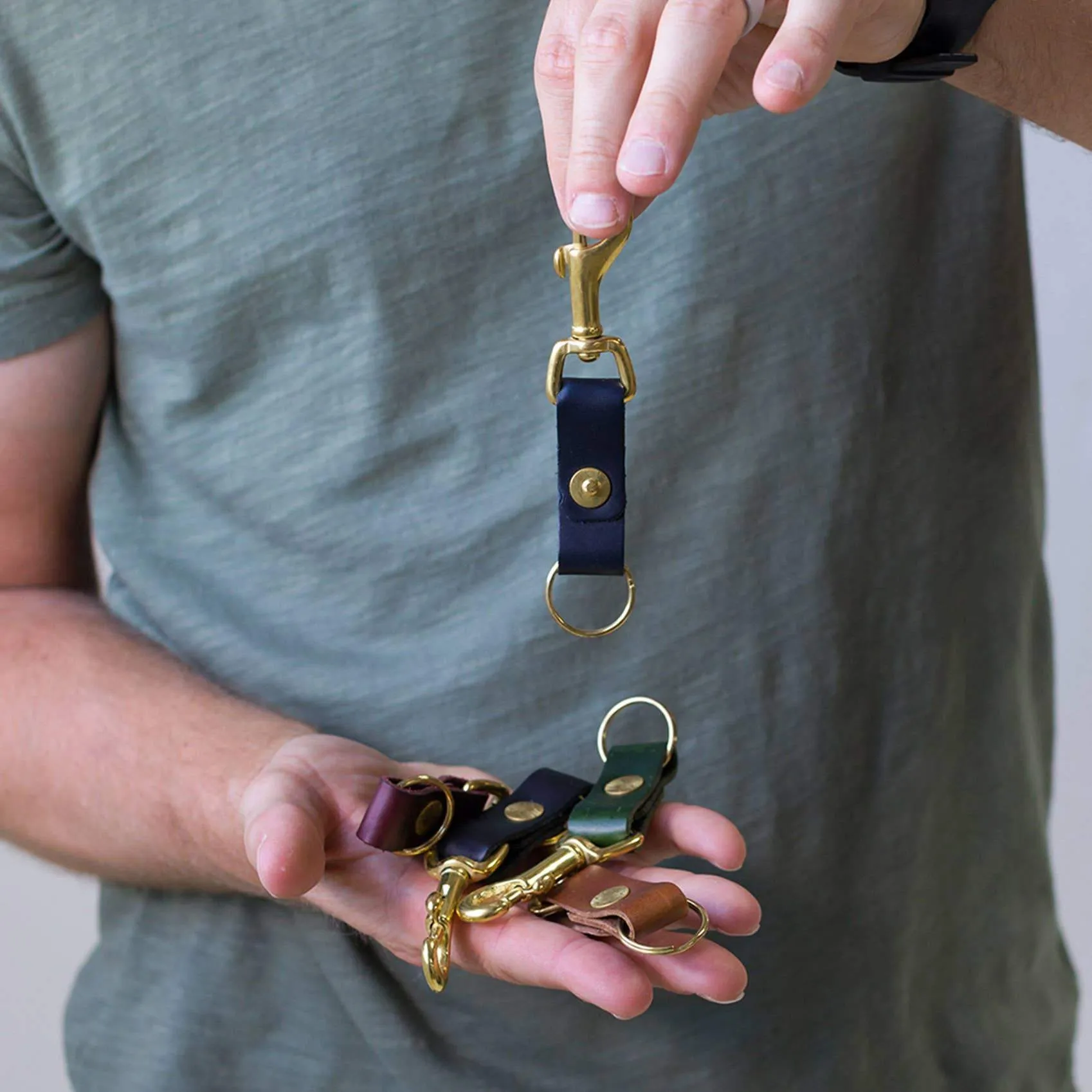 Leather Keychain