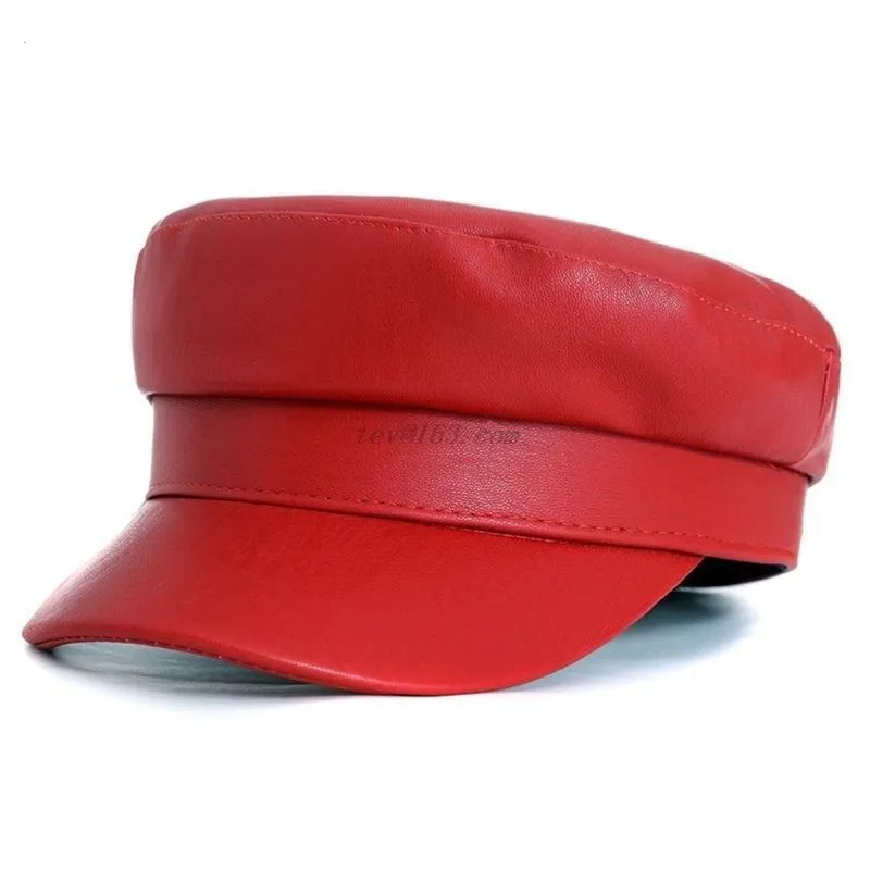 Leather Retro Cap