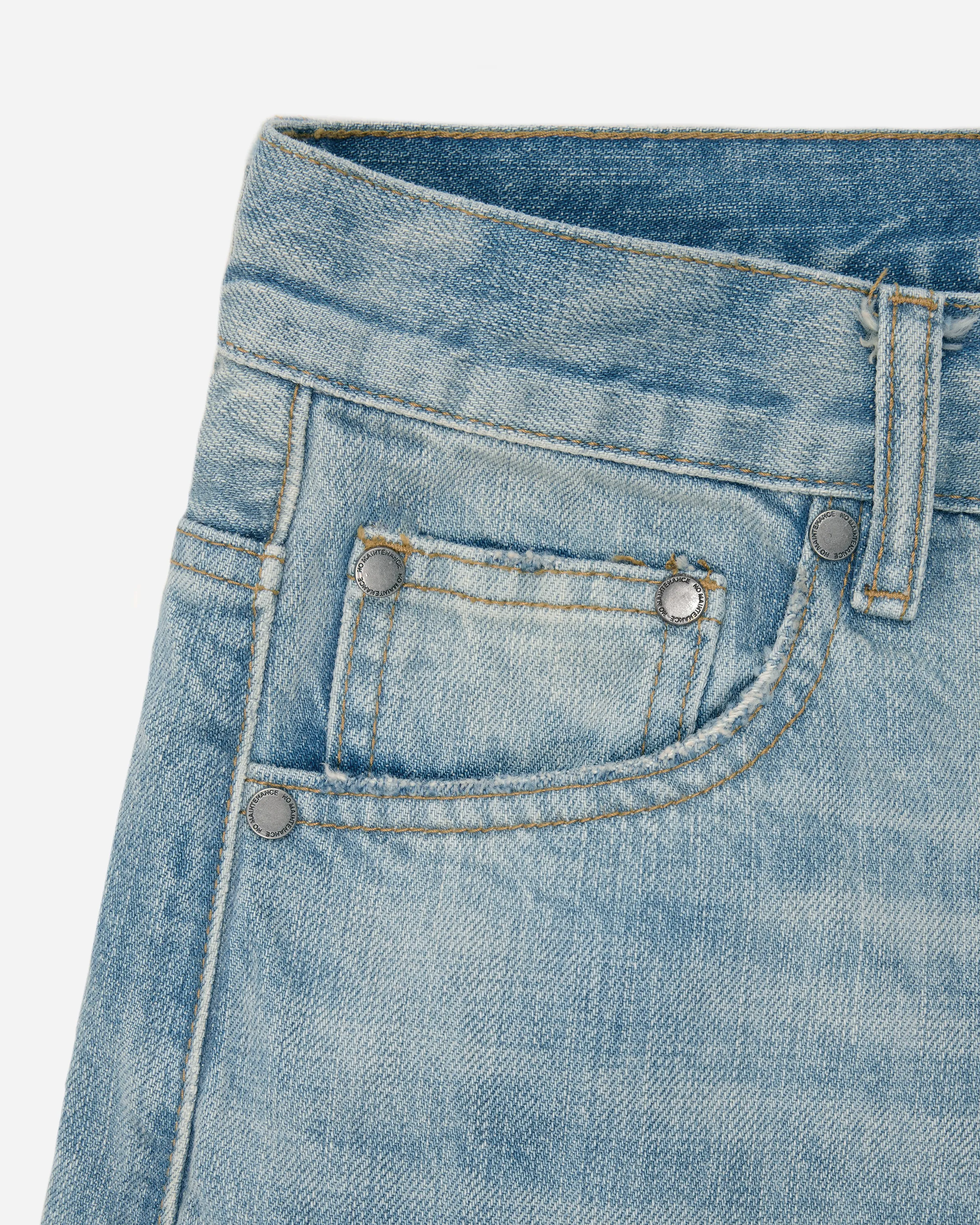 Light-Wash Japanese Baggy Denim