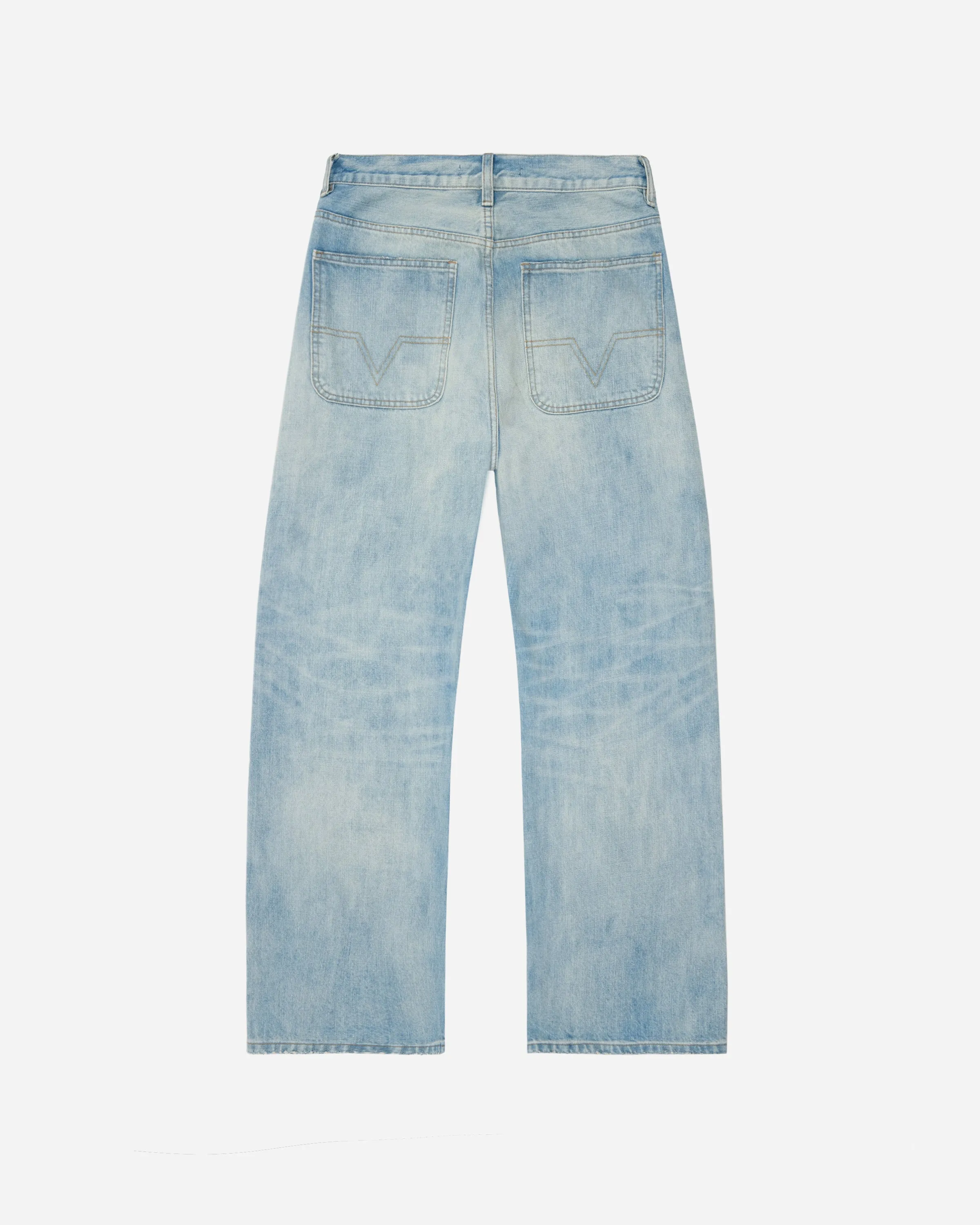 Light-Wash Japanese Baggy Denim