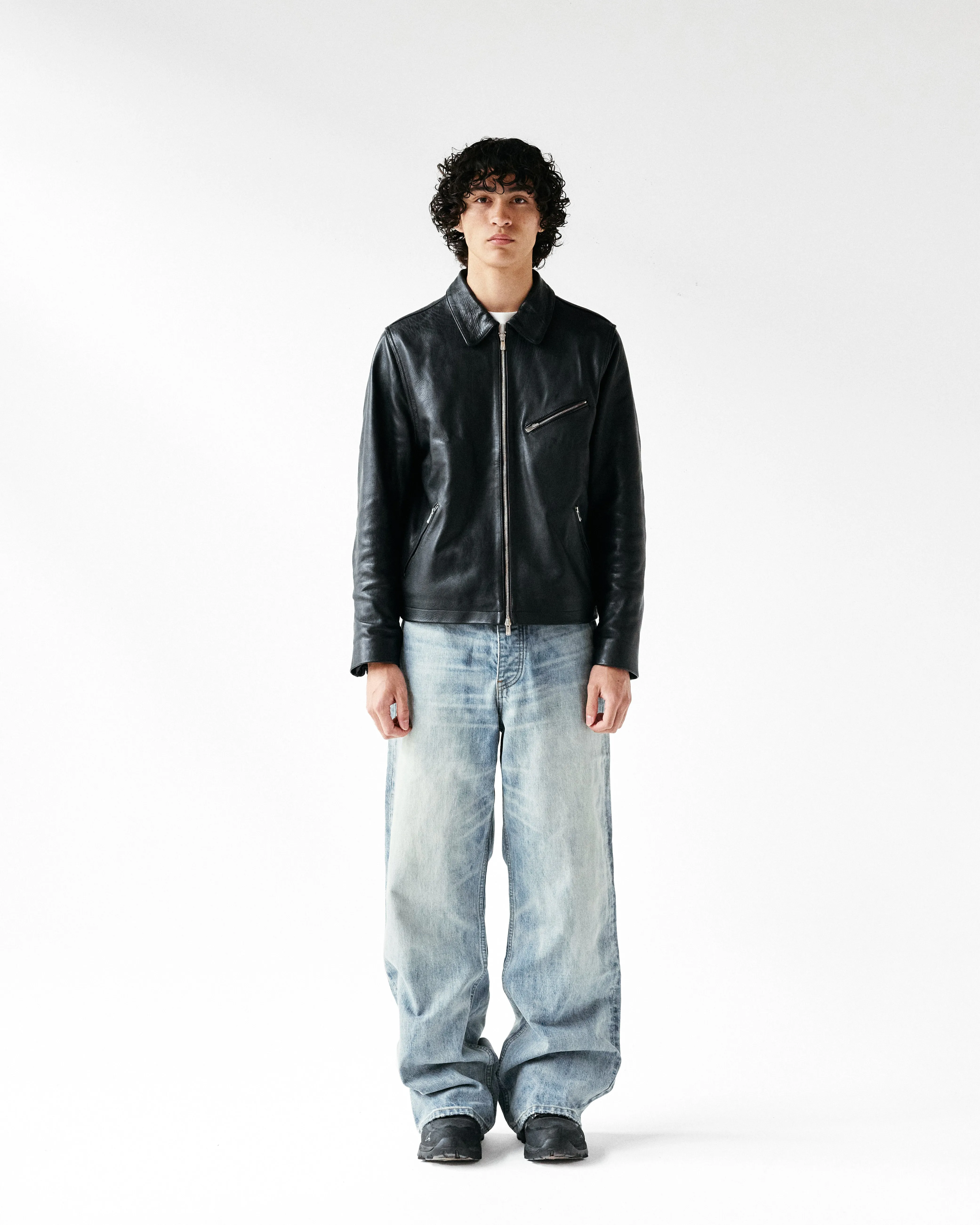 Light-Wash Japanese Baggy Denim