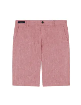 Linen Bermuda Short | Pink